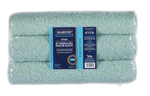 3 x 12 Hamilton Perfection Medium Pile Paint Rollers