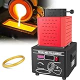 ►【BROAD RANGE OF APPLICATIONS】: The foundry oven is adequate for gold, pure silver, pure copper, aluminum and other precious metals with fusion points below 1600 ℃/2912 ° F.The foundry oven is not only adequate for professional use in the industry and workshops, but it can also be used at home.Before using the oven, it is necessary to preheat it to prolong its useful life.