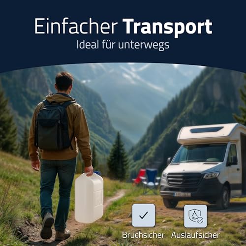 hünersdorff 817710 Wasserkanister STANDARD mit festmontiertem Ablasshahn – Ansicht 6