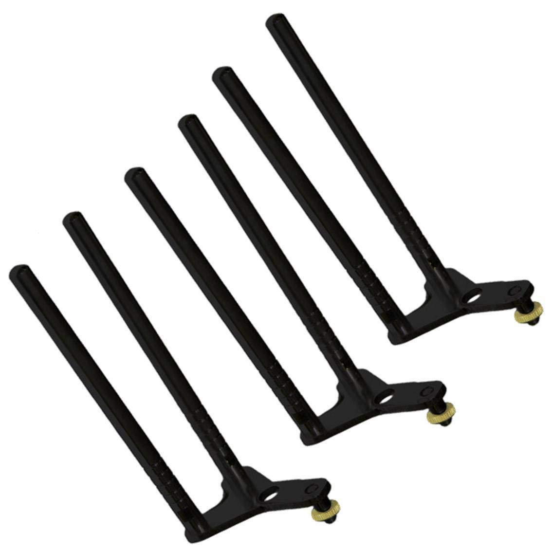 3 X Lidsters Black Snag Ear Bars for Bite Alarms Universal Carp Fishing Tackle