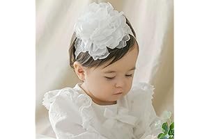 Lace Big Bow Baby Girls Headband Floral Hair Band