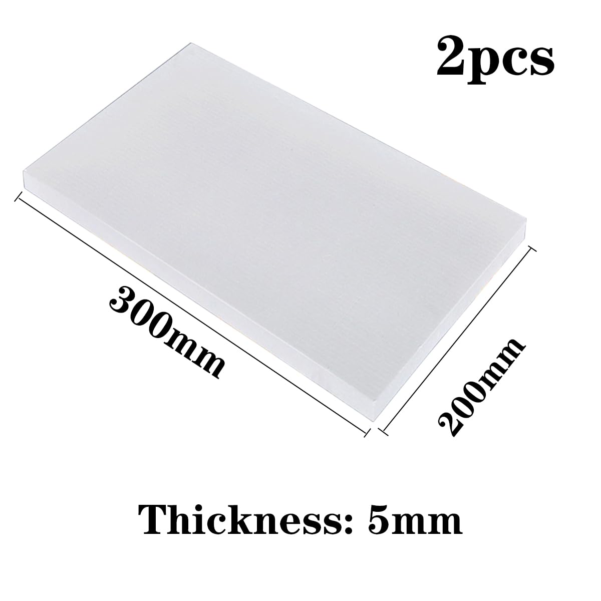 Placa de Aislamiento Térmico de Fibra de Cerámica Paneles Aislantes de Fibra Cerámica Ignífugos Tablero Inorgánico for Hornos de Pizza Estufas de leña 300mmx200mmx5mm,2 Unidades