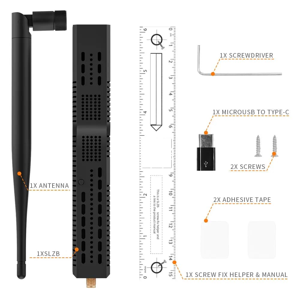 SLZB-06 – Adaptateur Zigbee 3.0 vers Ethernet, USB et WiFi avec PoE, Fonctionne avec Zigbee2MQTT, Home Assistant, ZHA (SLZB-06)