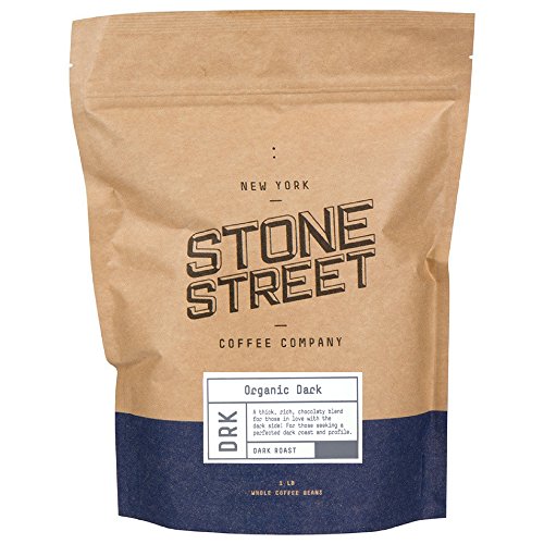 Stone Street Coffee Dark Roast Organic Whole Bean Coffee, 1 lb. Bag
