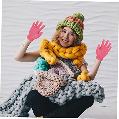 24Pairs Knitted Gloves Full Finger Warm Thermal Winter Mittens for Boys and Multi Color Variety Comfortable Skin Friendly Easy to Clean and Carry3