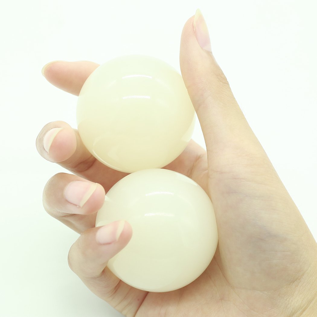 Angry Mole 2" Afghanistan Jade Baoding Balls,Chinese Massage Health Balls for Hand Exercise Therapy and Stress Relief