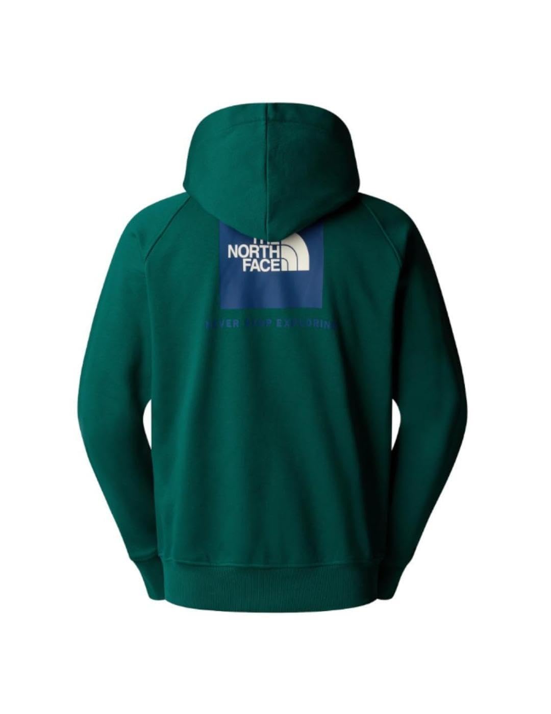 THE NORTH FACE NF0A89F9A1B M Raglan Box NSE Hoodie Sweatshirt Herren Deep Nori/Estate Blue Größe M