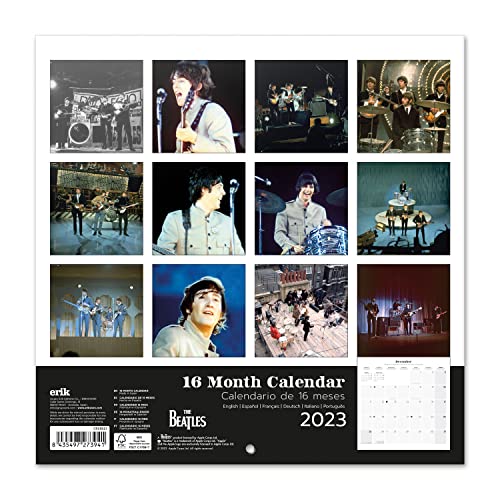 Grupo Erik – Calendrier Mural 2023 The Beatles – 12 MOIS | Janvier 2023 à Décembre 2023 | 30 x 60 cm, Certifié FSC,en… - Les Beatles, Paul McCartney, John Lennon, RIngo Starr, George Harrison Grupo Erik - Calendrier Mural 2023 The Beatles - 12 MOIS | Janvier 2023 à Décembre 2023 | 30 x 60 cm, Certifié FSC,en… – Image 3
