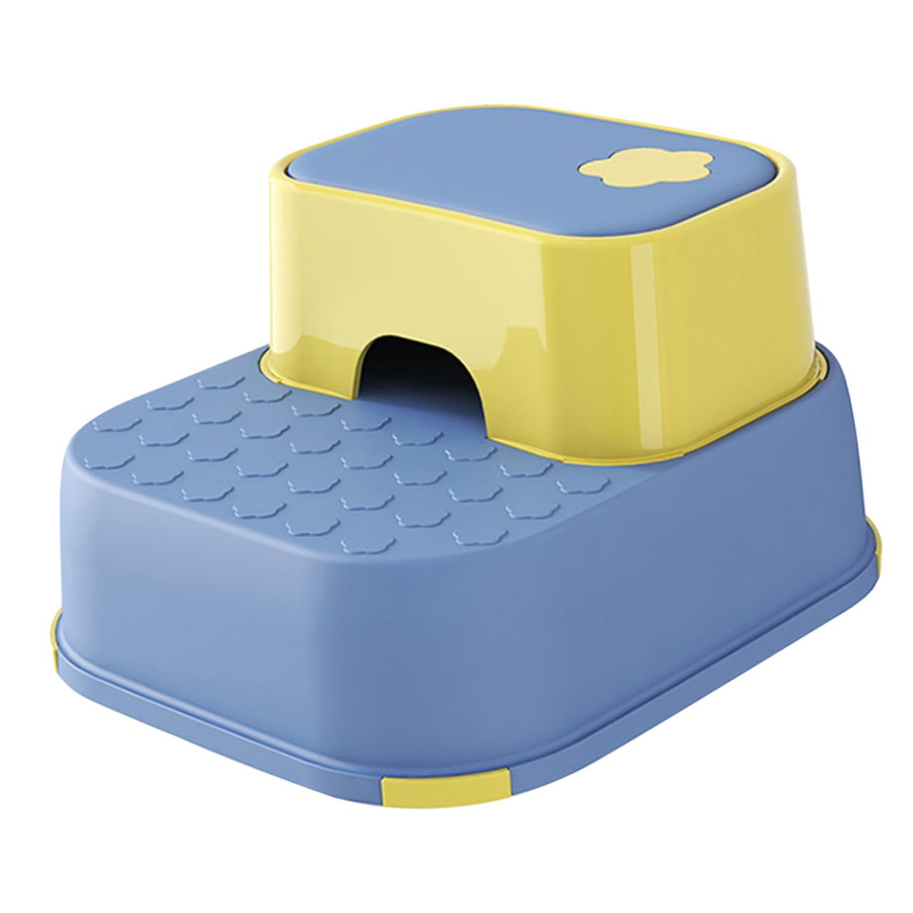 Taburete Infantil de Dos Peldaños Antideslizante Banco Multifuncional para Bebés Ligero y Compacto para Baño Cocina y Dormitorio