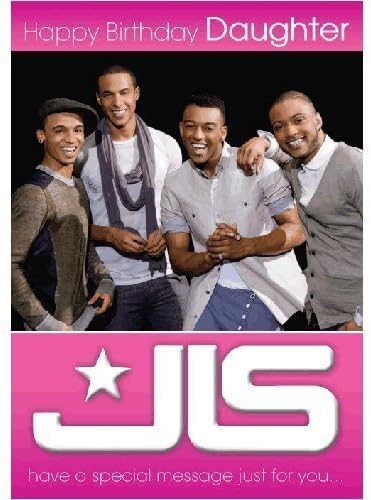 JLS Sound Birthday Card - For a Daughter