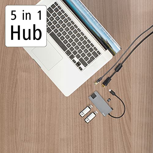 Hub Usb Hama Type C Hdmi Lan - 8