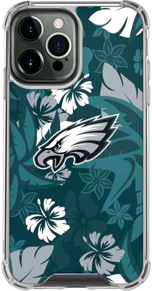 Skinit Clear Phone Case Compatible with iPhone 13 Pro Max - Officially Licensed NFL Philadelphia Eagles Super Bowl LIX Champions Design