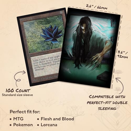 Pochettes TCG taille standard Through The Static pour Magic et Lorcana - 3