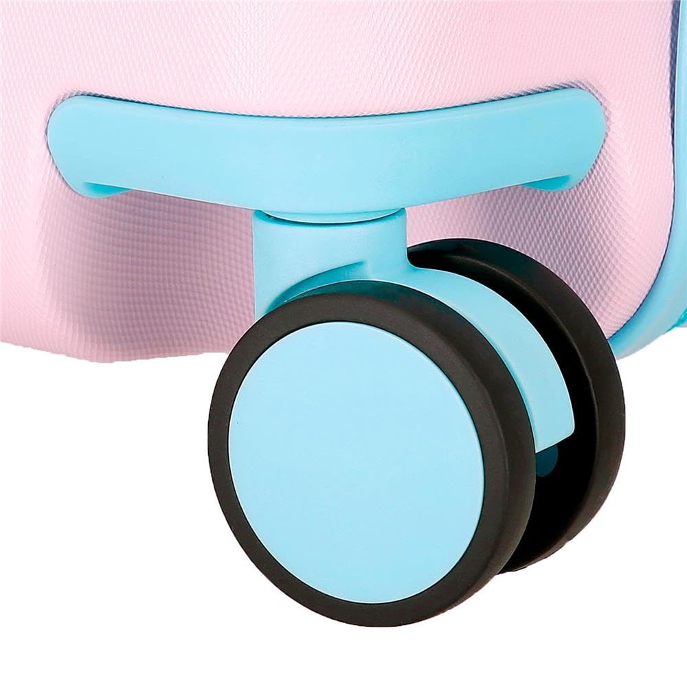 Disney Princess La valigia rigida a 4 ruote con lucchetto a combinazione per bambini è realizzata in ABS, un materiale rigido e leggero. Da Joumma Bags.