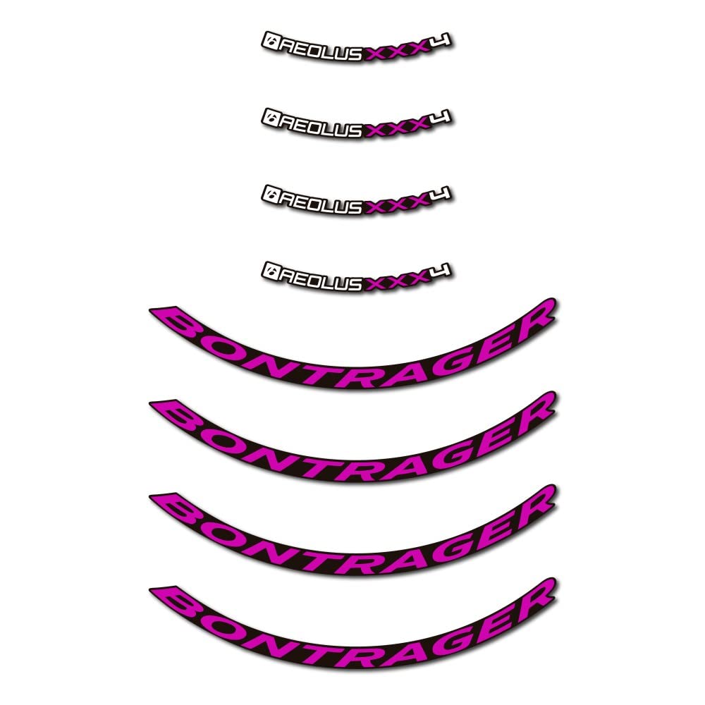 Stickers de jante Bontrager Aeolus XXX4 45mm de vélo de route