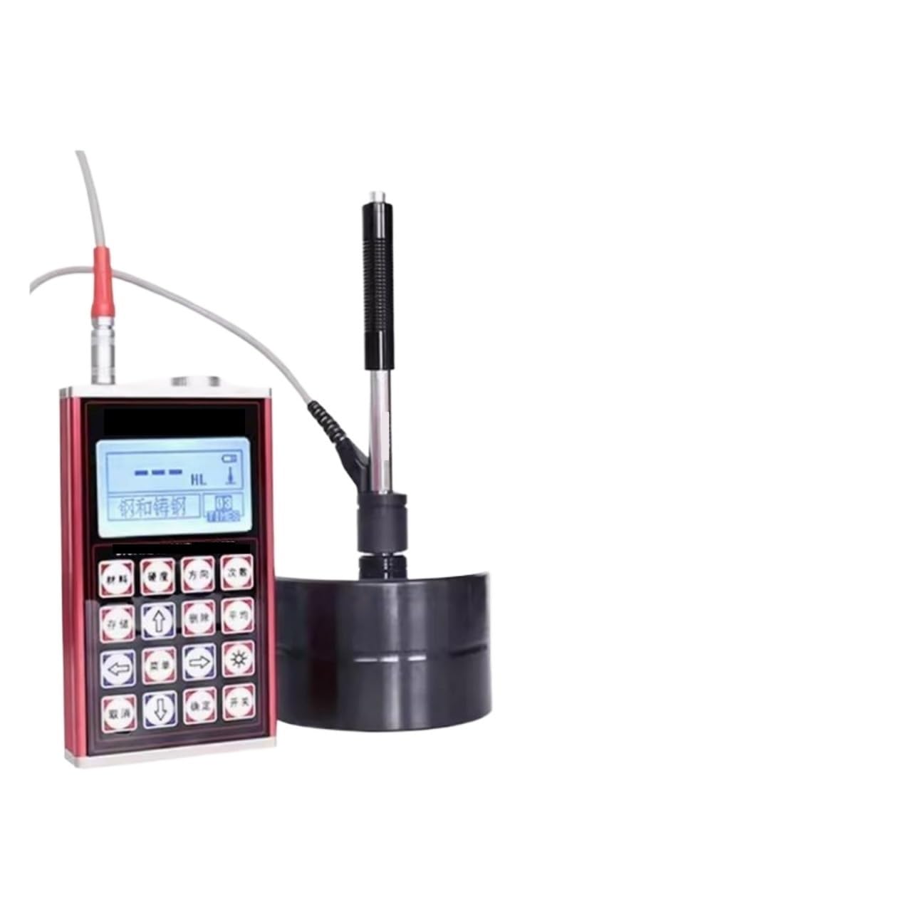 Gqnblvhzupdm 1 Hardness Tester Leeb Hardness Tester Precision Stainless Steel Portable Metal Handheld
