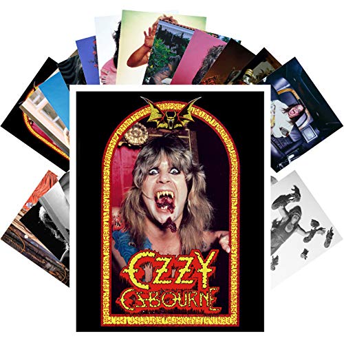 Postcard Set 24 cards OZZY OSBOURNE Posters Photos Vintage Magazine covers Heavy Metal Rock Music