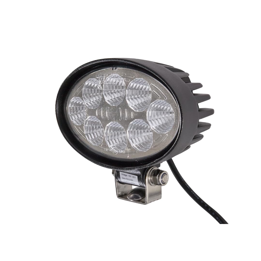 HELLA VALUEFIT 1GA 357 001-001 LED-Arbeitsscheinwerfer - O1200-12/24V - 1200lm - Anbau/geschraubt - schwenkbarer Montagebügel - Nahfeldausleuchtung - Kabel: 530mm - Stecker: offene Kabelenden