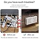 PPGE Home Wand WLAN-Router Aufbewahrungsbox WiFi-Rack: Dekorative Wandmontage Ablagefläche, Platzsparende Lösung für Router, Kabel und Kleingeräte