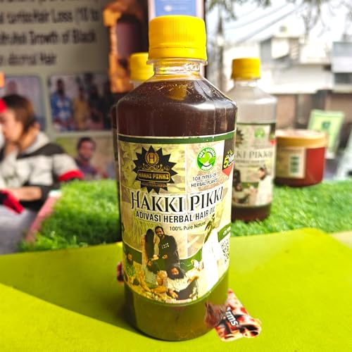 Original Hakki Pikki Adivasi Herbal Hair Oil, 100% Natural Mysore Karnataka (250 Ml) Pack of 1