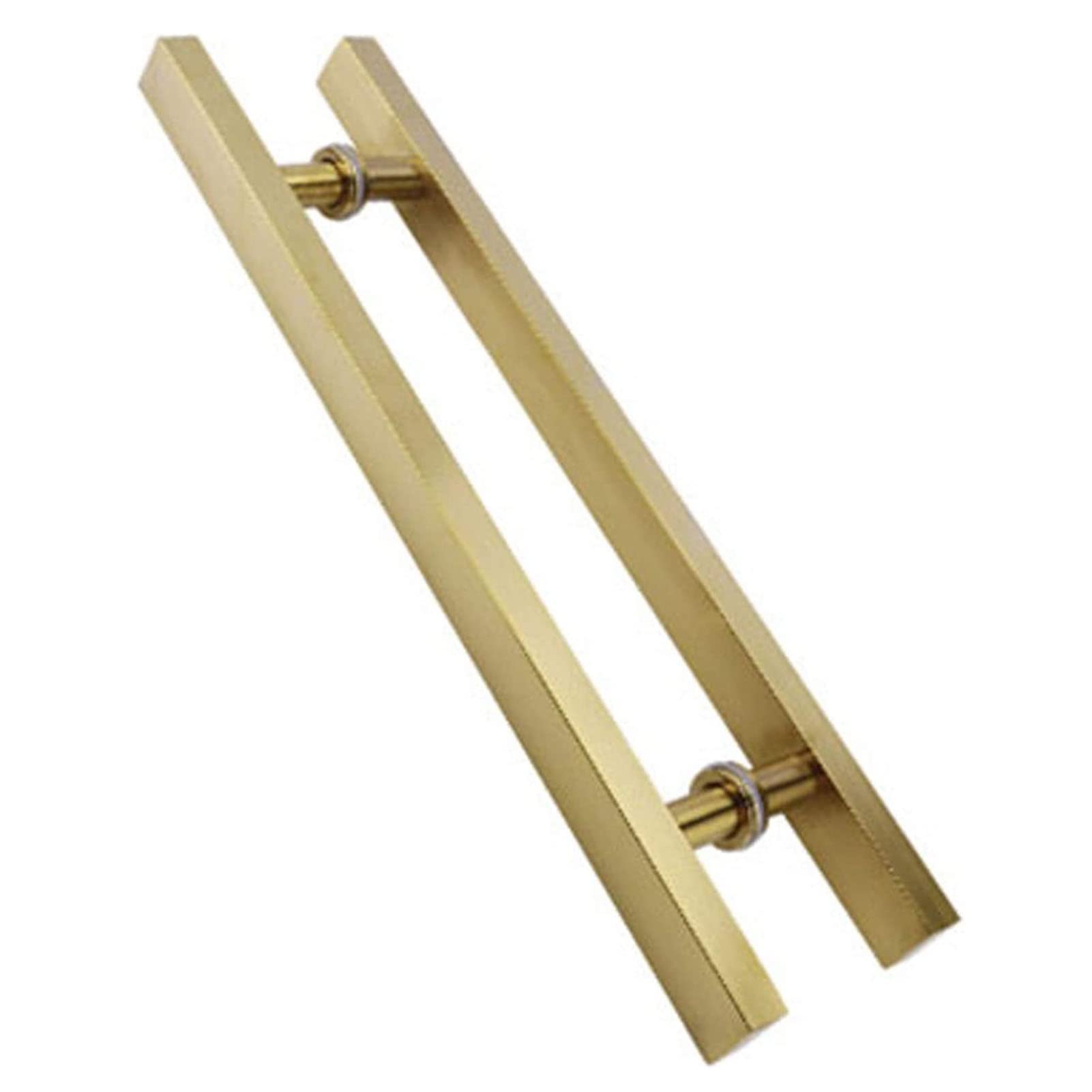 SaryEdge Sliding Barn Door Handle,Heavy Duty 304 Stainless Steel Bathroom Door Handle Push Door Handles,Two Sides Glass Door Handle H Bar Handle Ha,-50cm(19.6incn),-50cm(19.6incn)