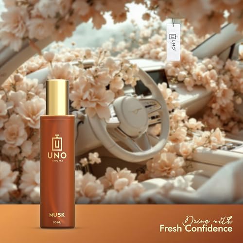 Image of Active Fresh and Musk Car Perfume - Alcohol-Free, Long-Lasting Car Fragrance, Removes Odours, Toxin-Free & Easy to Use Hanging Card, No-Gas Car Perfume with 200+ Sprays, Lasts up to 90 days (30mlx2)