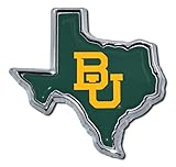 Elektroplate Baylor University Chrome Domed State of Texas Auto Emblem