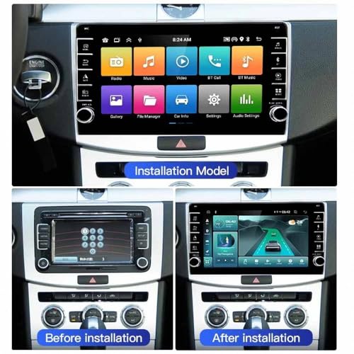GPS de camión para VW Passat B7 con mapas offline y guía carril 2