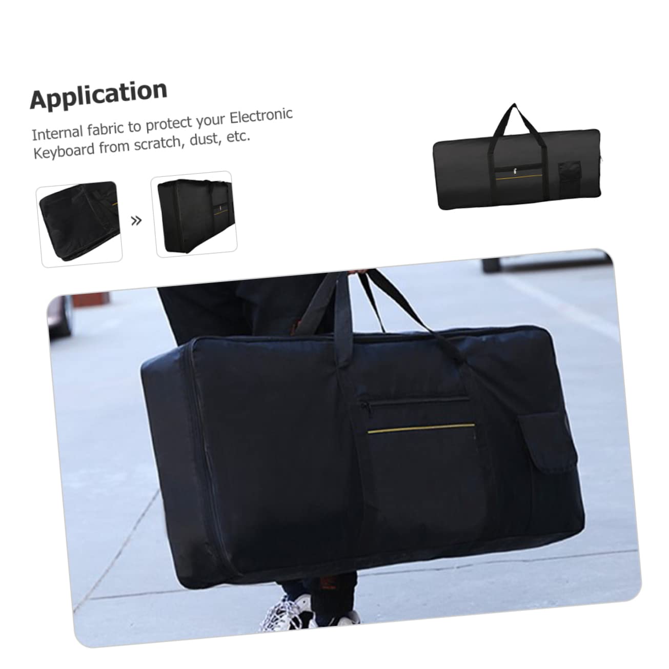 Bolsa para Teclado Electrónico de 61 Teclas, Oxford