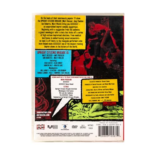 DVD de comedia Asssscat de Upright Citizens Brigade, versión de Alemania 3