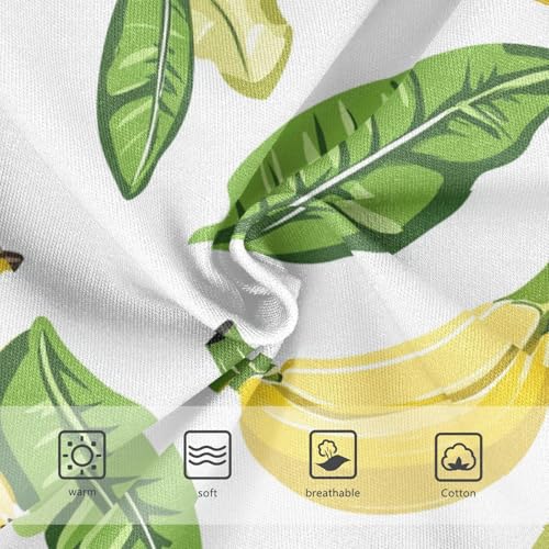 Wusikd Bananas Leaves Girls' Underwear Cotton Girls Briefs Soft Toddler Underwear 2T3