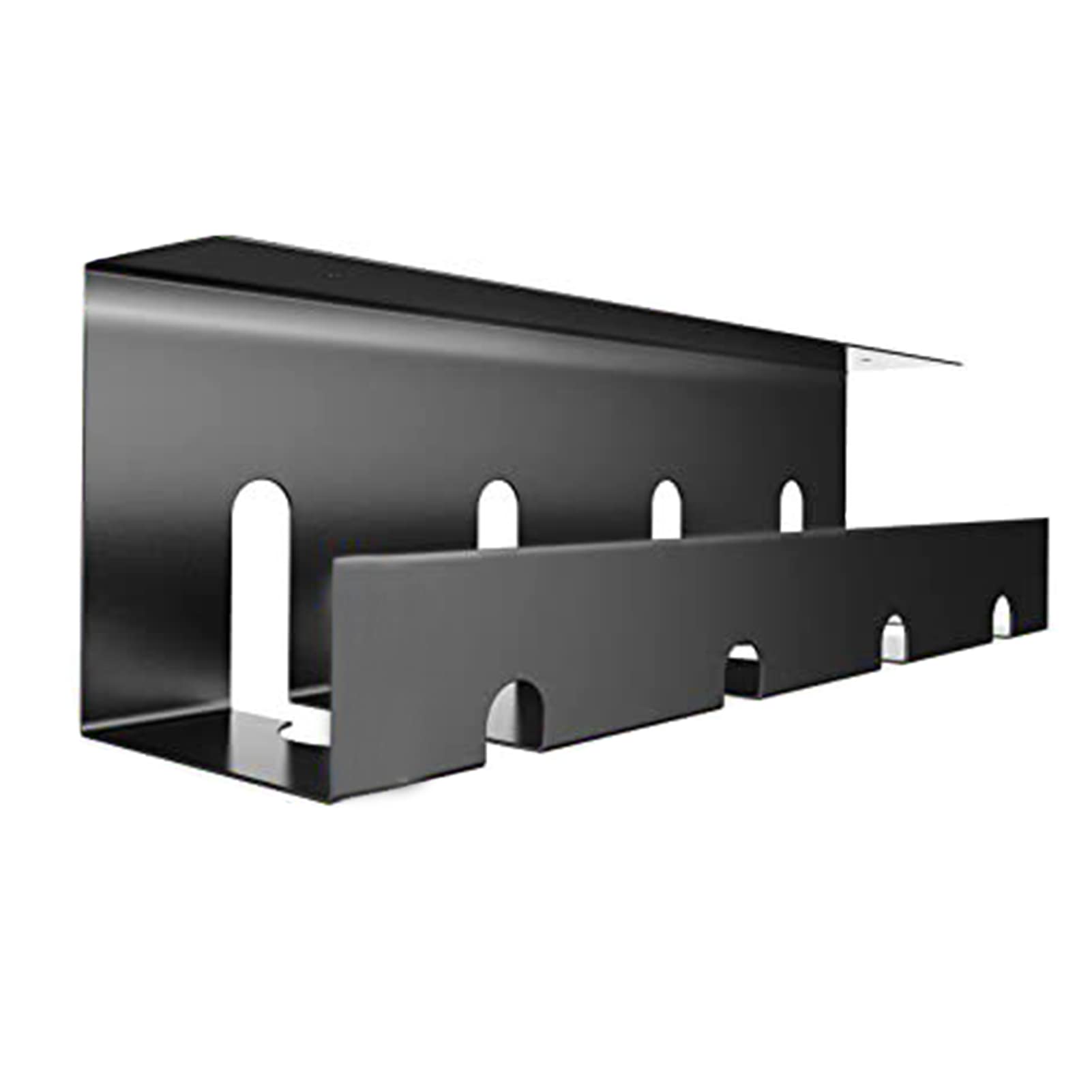 Kabelkanal Schreibtisch Iron Office with Screws Power Strip Home Cord Raceway Storage Wire Organizer Under Desk Cable Management Tray Keep Tidy