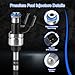 Fuel Injectors for Chevy Captiva Sport 2012-2015, Equinox 2011-2017, Impala 2014, Malibu 13-14, for GMC Terrain 11-17, for Buick Lacrosse 12-16, Regal 11-17, Verano 12-17 2.4L Replace 12633784 6Holes