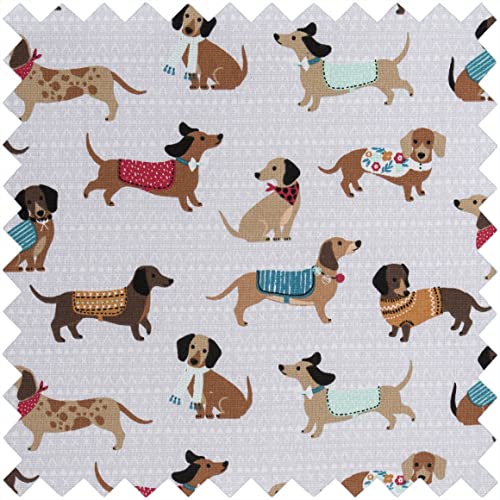 Hobby Gift Exclusive Knitting Project Storage Travel Bag, Sausage Dog, 16 x 43 x 19cm, 16.5 x 45 x 19.5cm - Image 2