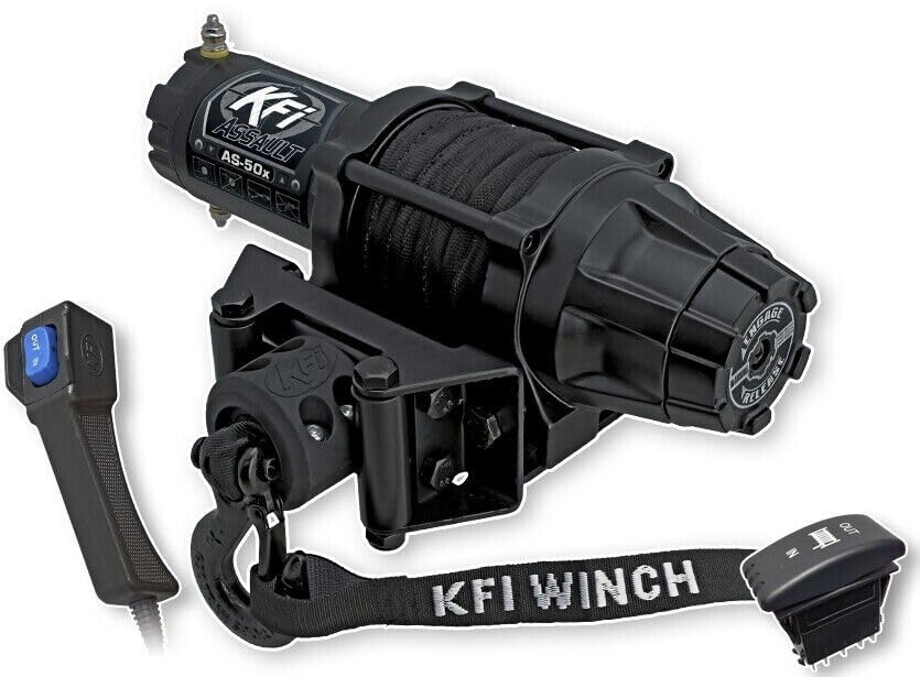 Kit Combo KFI Winch AS-50 5000lb con accesorios miniatura 2