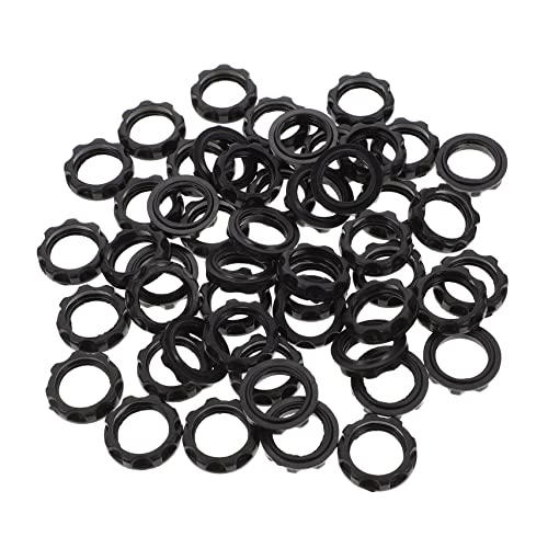 HOLIDYOYO 50pcs Lamp Holder Fixator Light Fixator Ring for Light Socket Shade Universal DIY Holder Ring for Chandelier