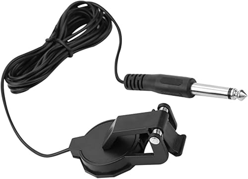 Miniatura 7 de Pastilla de violín, conector de audio de 0.250 in, micrófono piezoeléctrico para violín, guitarra acústica