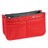 Premium Handbag Organizer - Sturdy Non-Collapsible Insert w/ 13 Pockets for Every Woman's Life Style