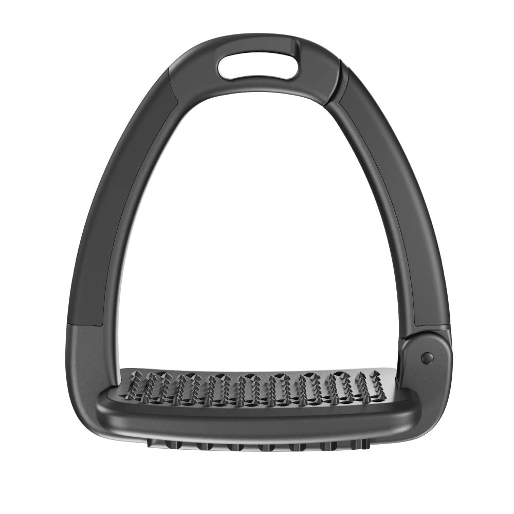 Staffa di ricambio con copertura laterale doppia, colore nero, 120 mm