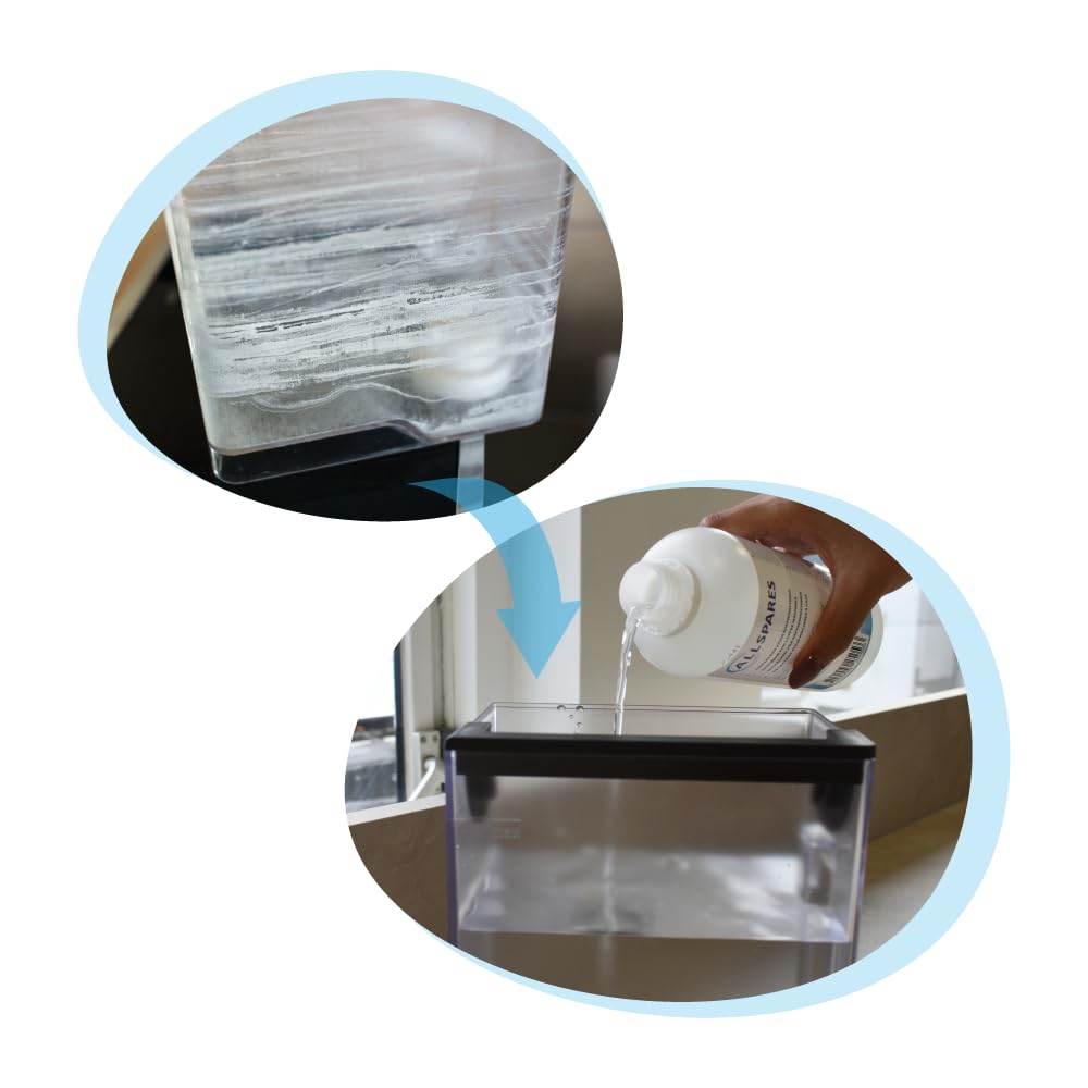 AllSpares Entkalker für Kaffeemaschinen geeignet für Delonghi EcoDecalk DLSC500 und AEG M3BICD200 (500 ml (6er Pack))