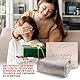 Craftique Gute Besserung Geschenke für Frauen Männer, Große Umarmung Kuscheldecke, Aufmunterung Geschenke, Trost Geschenke, Mutmacher Geschenk für Freundin, Trauergeschenk 153x127cm (grau)