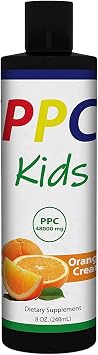 Nutrasal PPC Kids - 8 أوقية. نكهة كريم البرتقال ليبوسوم مع فوسفاتيدل كولين (PPC) من الدرجة الصيدلانية النقية ، زيت عضوي MCT ، مانجسيوم ، كركمين