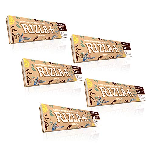 RIZLA Natura Combi King Size Super Slim Pack - Papel de liar + puntas (5,10 libritos) Cover