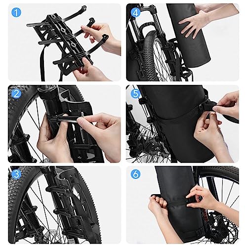 Sac de fourche à vélo imperméable pour protéger vos affaires de la pluie - 8
