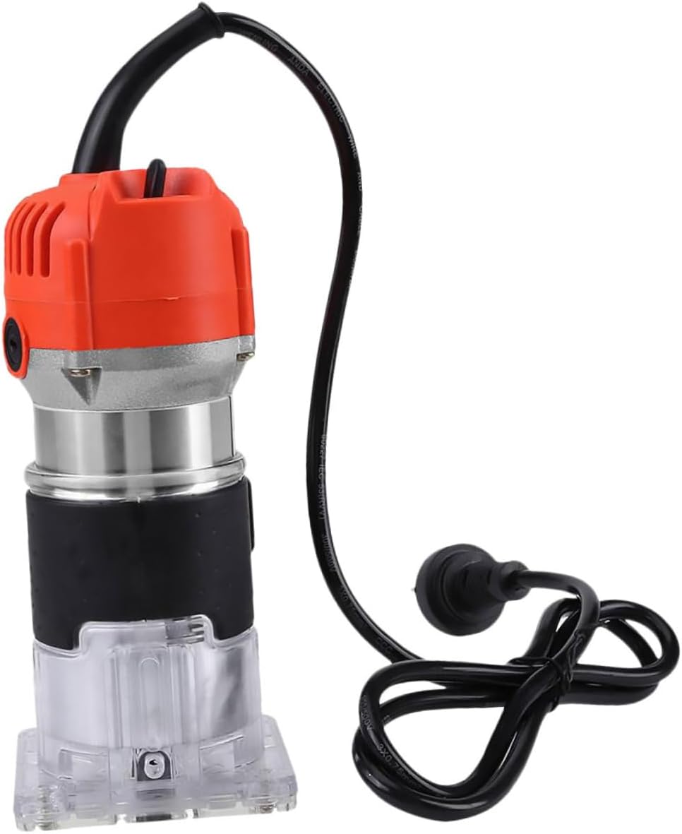 800w Wood Slotting Machine Electric Wood Router Trimming Tool for Accurate Grooving Durable and Shock-resistant for Woodworking Projects Us Plug