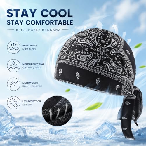 KYAOBEY Paisley Cooling Headscarf Set