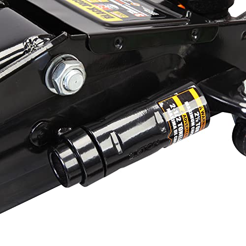 Torin 3 Ton (6,000 Lb) Low Profile Hydraulic Trolley Jack With Saddle Adapter, Black, T83006Bj #TOP3