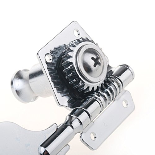 Musiclily Mécaniques Basse 4 en ligne Open Gear Style pour Fender Jazz et Precision Bass 4 Cordes, Chrome - Les Beatles, Paul McCartney, John Lennon, RIngo Starr, George Harrison Musiclily Mécaniques Basse 4 en ligne Open Gear Style pour Fender Jazz et Precision Bass 4 Cordes, Chrome – Image 4