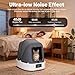 HotSoul Updated Automatic Pet Dryer Box with 86CFM Dual Fans, 60L Foldable Design, 360° Quiet Airflow, Temperature/Time Control – Grooming Hair Blower for Dogs, Cats & Puppies