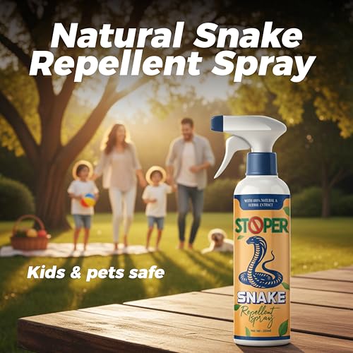 Image of Stoper Herbal Snake Repellent spray,100% organic and pet safe,long lasting protection-250 ml(1)